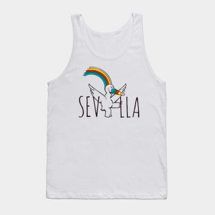 Sevilla Spain travel curro retro Sevilla curro expo92 travelling andalusia Tank Top